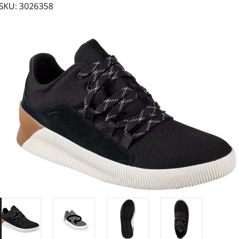 Sorel Women's Out 'N About III Plus Lace Sneaker — Waterproof Suede Sneakers